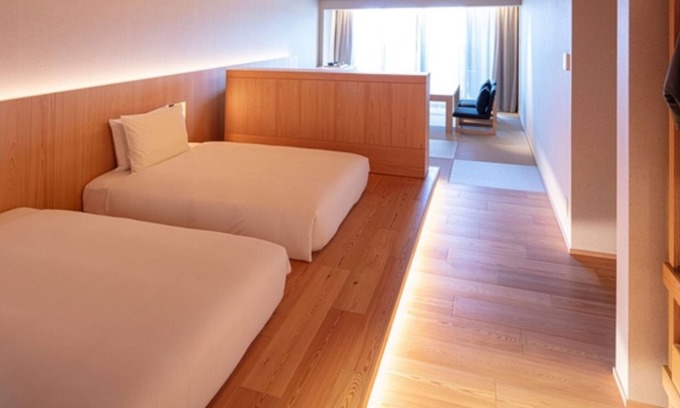 Atami Hotel | Terrace Bath Premium Twin | Kaiseki cuisine that l/Atami Shizuoka