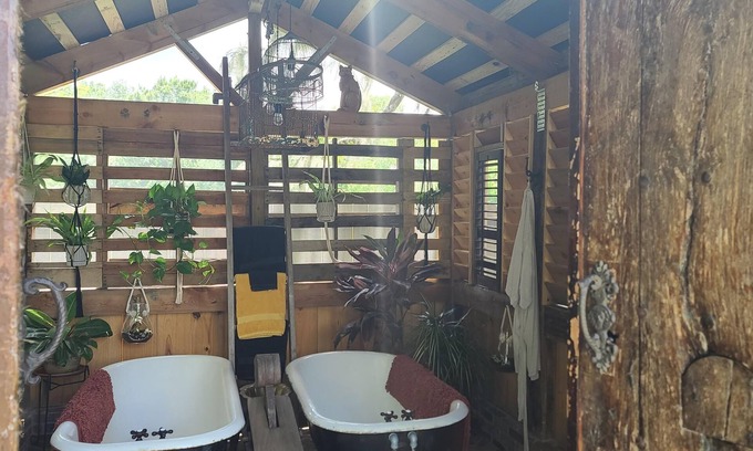 Dickinson Cottage | The Barracks, beautiful 2-bedroom private cottage with garden bath and porch