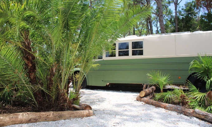 Englewood House | The Beach Bus - Skoolie Camping!