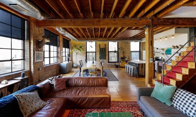 Logan Square Condo | The Grand Kimball Lodge, Logan Square, Sleeps 14 by RedAwning