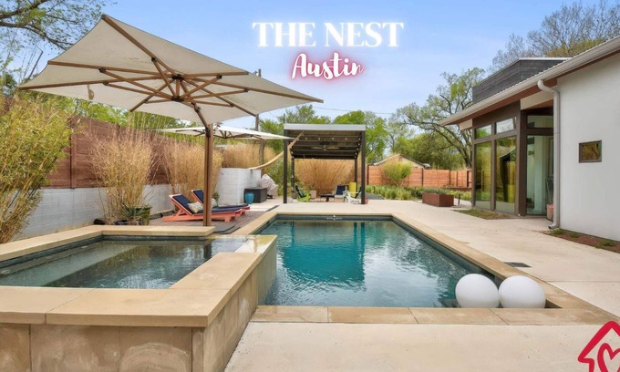 West Congress House | The Nest with Pool and Hot Tub - An Irvie Home