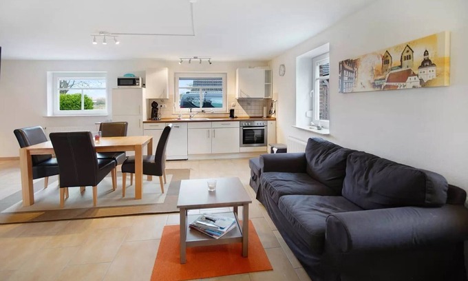 Nesse House | The Nordbusch apartment in the idyllic harbor village of Nesse is perfect for an unforgettable vacation with your loved ones.