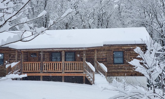 East Stroudsburg Cabin | The Original American Frontier Log Cabin! off Route 80. Summer Fun!