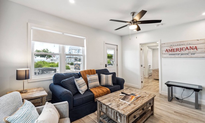 Hampton Apartment | The Porch | Ocean Views | New Design | A/C