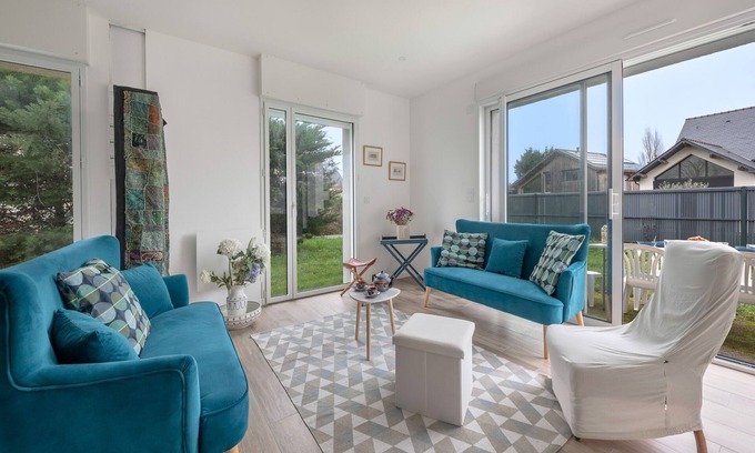 Le Pouliguen Ski Chalet | The Pouliguen - Bright house with garden