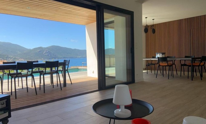 Appietto Villa | The WHITE Villa on the Gulf of Lava near Ajaccio