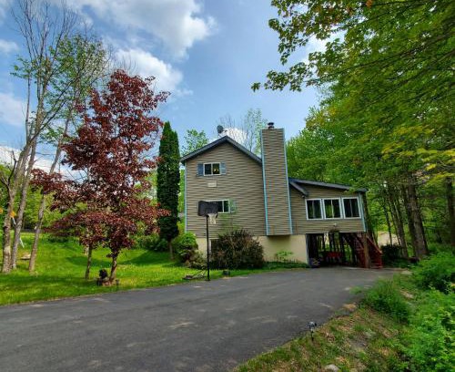 Lake Ariel Ski Chalet | The Woodland Hideout with private Hot Tub & Sauna