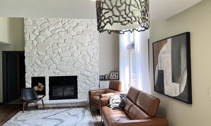 Plymouth House | The Woods Estate - walk to Road America & near Kohler Golf ~ Modern Luxury