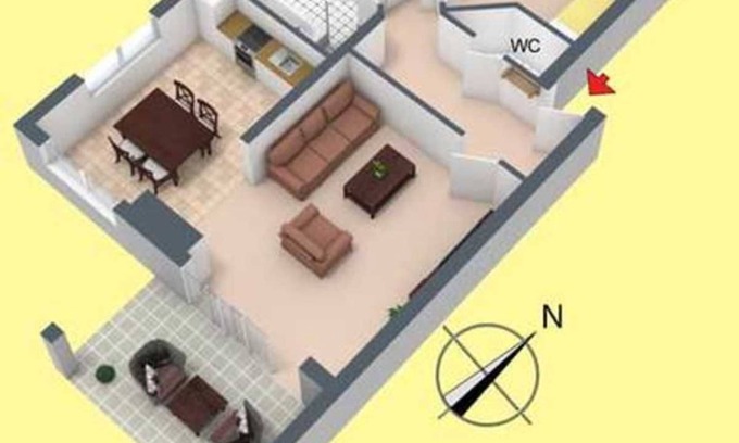 Karlshagen Apartment | Three-room apartment type S7 with sea view - c) Strandstraße 24