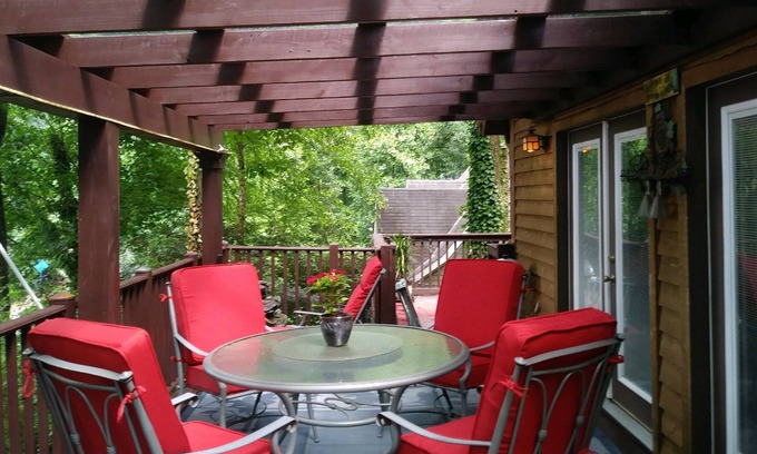 Snellville House | Three Story Cedar A-Frame Lake House With Plenty Of Amenities