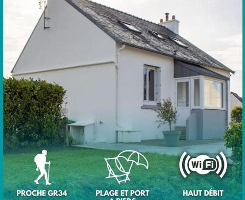 Morgat House | Ti Ar Mor/VUE MER/WIFI