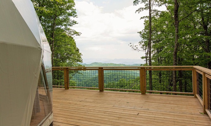 Mars Hill Other | Timeless Luxury Mountain Dome - Glamping w/A/C, Hot Tub, and Extra Amenities