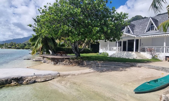Moorea-Maiao House | Très Belle Villa Bord de mer Avec Plage Privée
