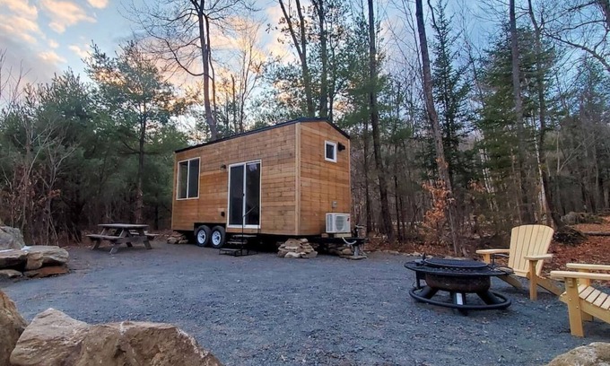 Dorchester Apartment | Trailside Stays - Tiny House in the Woods-Escape to Nature. Robin