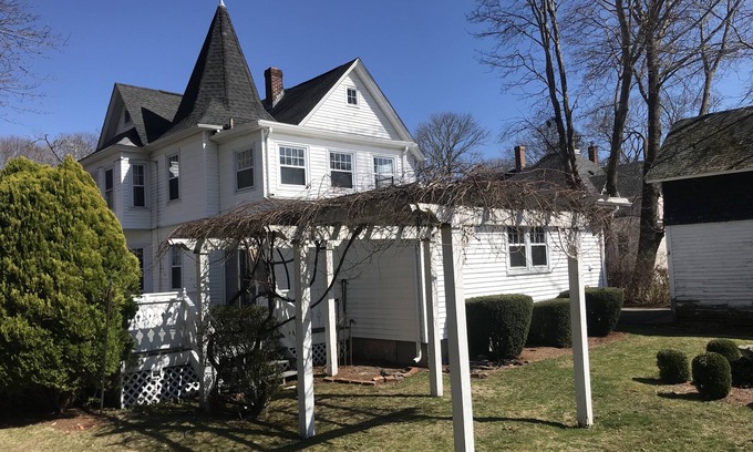 Wakefield-Peacedale House | Tranquil 1875 Victorian with beautiful grounds and inground pool