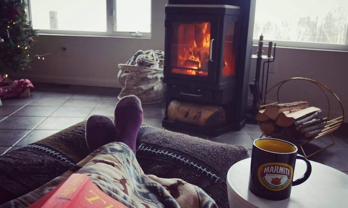 Prattsville House | Tranquil, Modern Retreat with Distant Mountain Views, Sauna, Wood Stove