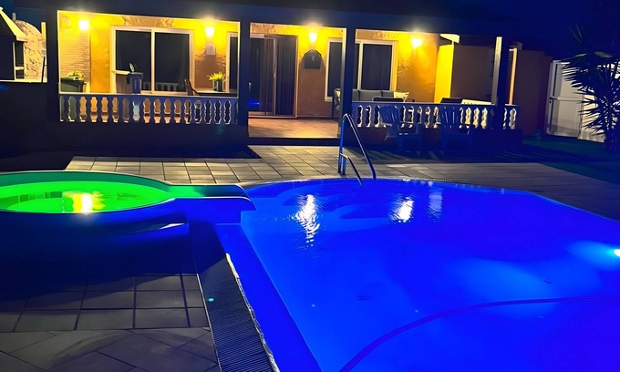 La Oliva House | Tranquil Villa Vista Malpei with Large Pool, Jacuzzi, Terrace, Garden & Wi-Fi; Parking Available