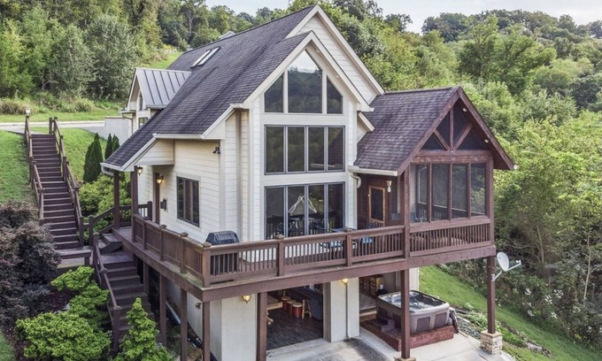 Smithville Cabin | Tranquil Waters Retreat: Hot Tub, Pool & Lake Views