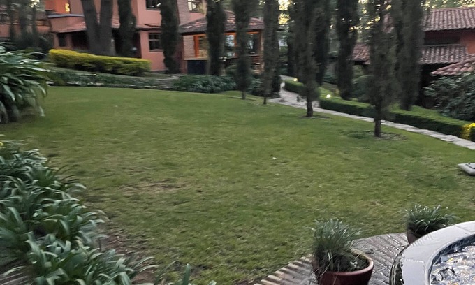 Mazamitla Cabin | Tulipán Cabaña 100% de Lujo con Hermosos Jardines y Fuentes Iluminadas