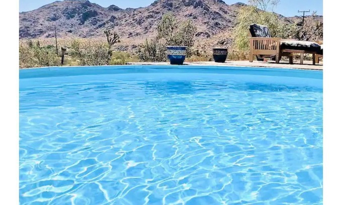 Joshua Tree House | Turtle Mountain-47 Acres, Pool,Boulders,Games,Deck