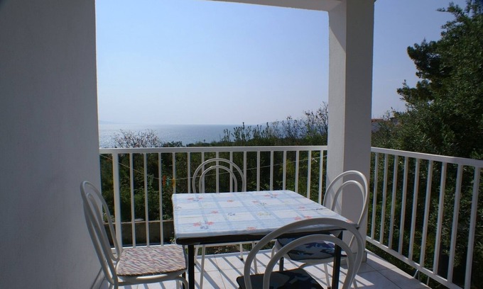 Podaca Apartment | Two bedroom apartment with terrace and sea view Podaca, Makarska (A-2634-a)