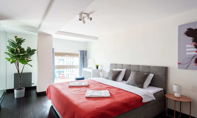 Karlin Apartment | Two-level modern Loft with parking