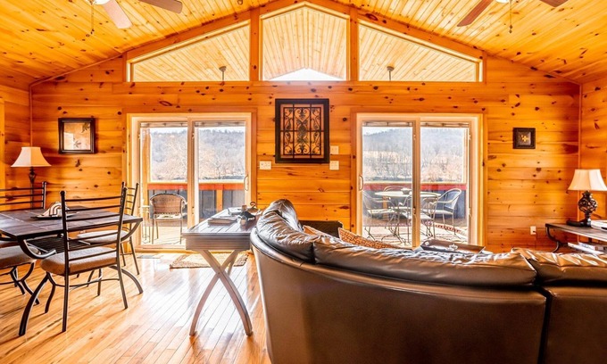 Draper Cabin | Two, Side-By-Side 1BR Riverfront Cabins! Sleeps 4