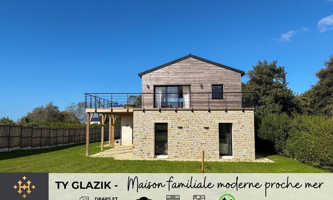 Saint-Pabu Ski Chalet | TY GLAZIK - Modern family home near the sea