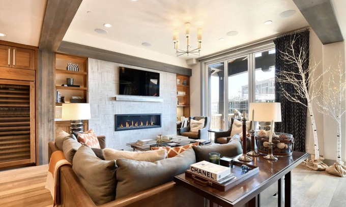 Empire Pass Condo | Ultra-Modern Condo with Entertainment Room and Lodge Amenities