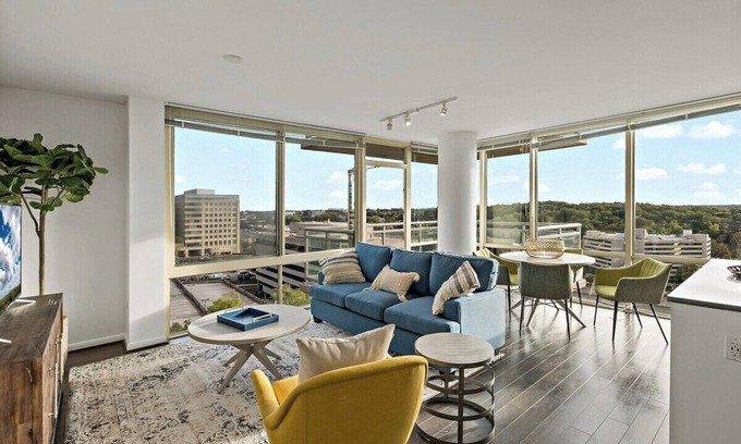 McLean Apartment | Unique | Bright | Tysons | Views