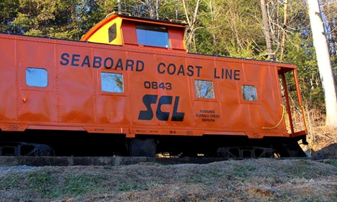 Clyde House | Unique Caboose Accommodation for a Getaway near Asheville, North Carolina
