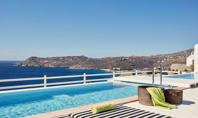 Elia Villa | Unique Mykonos Villa | Villa Exclusive | 2 Bedroom Villa | Private Pool | Sea View | Elia Beach