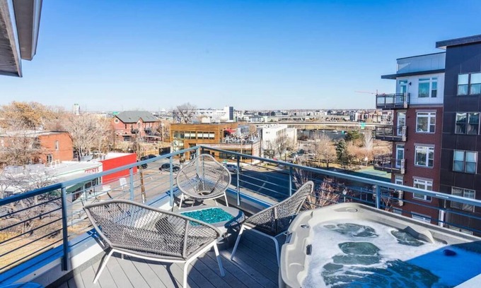 Highland House | Unique townhome in Denver's best location with rooftop hot tub