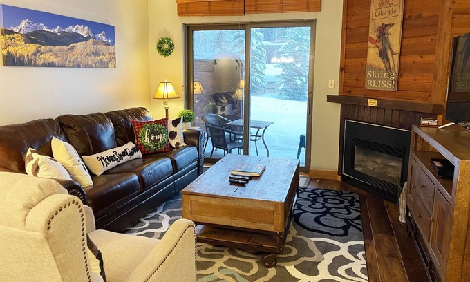 Steamboat Springs Condo | Updated/Clean Condo w/Heated Pool-Hot Tubs-Tennis-Grills-Patio on Green Space-Near Resort/Town Bus