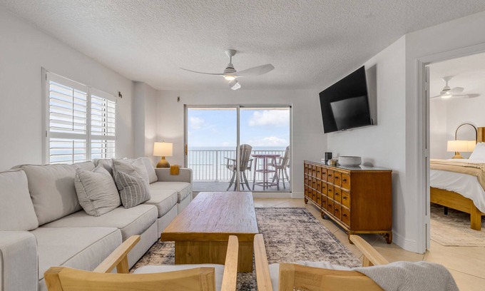 Seawinds Condo Condo | Updated direct oceanfront corner condo with stunning beach views, a heated pool, and parking garage