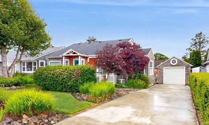 Seaside House | Updated house with patio, great location near beach, dog-friendly