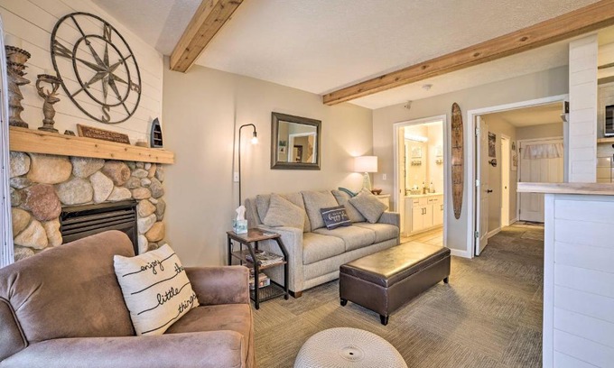 Onekama Apartment | Updated Onekama Resort Condo on Portage Lake!