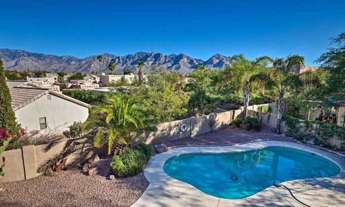 Copper Creek House | Updated Tucson Oasis with Pool and Mountain Views