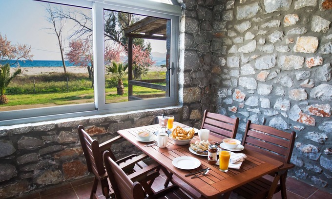 Gythio House | Upscale Beachfront Family Vacation Haven on Private, Gated Residential Property