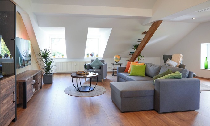 Biebelhausen Apartment | Vacation apartment Uferglück Cozy apartment directly on the banks of the Saar