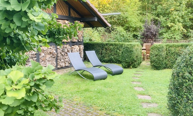 Hofgeismar Apartment | Vacation apartment with fireplace oak 125sqm, 4 bedrooms, max. for 10 persons