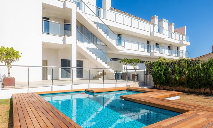 Son Servera Apartment | Vacation Home Apartment Las Palmeras III with Pool, Wi-Fi, A/C, Terraces & Garden