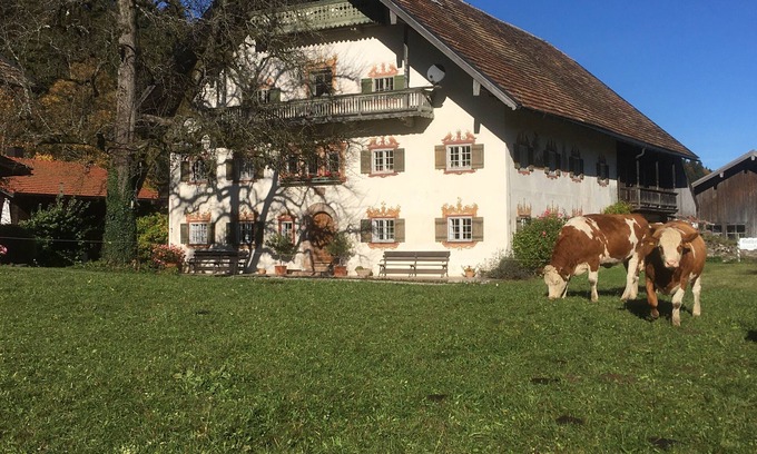 Ruhpolding House | Vacation home for single occupancy on a Bavarian farm with idyllic garden