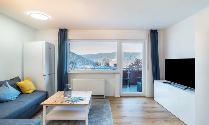 Bad Liebenzell House | Vacation home 'Haus Am Hochwald' consisting of two apartments with terrace, garden and Wi-Fi