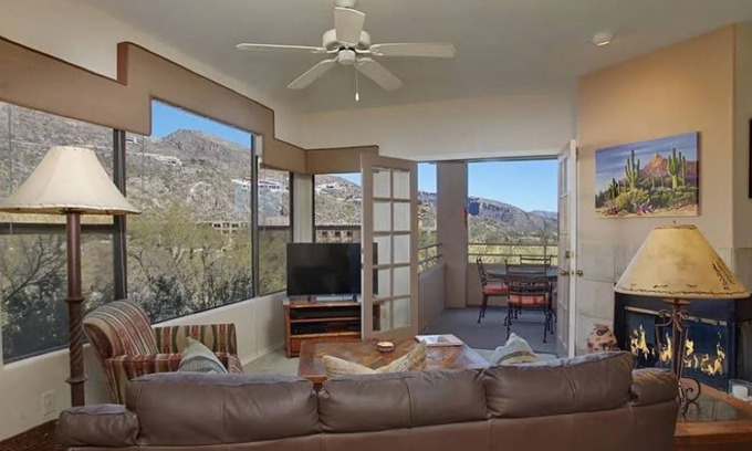 Tucson Condo | Ventana Canyon Luxury Condo - Panoramic Mtn Views, 2000 per month June - Aug
