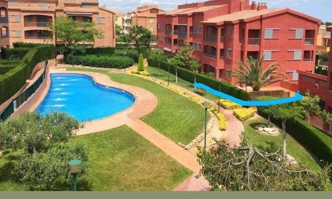 Calafat Apartment | Very spacious ground floor apartment with large private garden and close to the sea