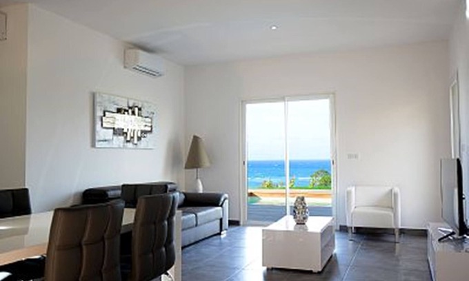 Saint-Florent Villa | Villa 1 standing seaside, breathtaking view of the Gulf of Saint Florent