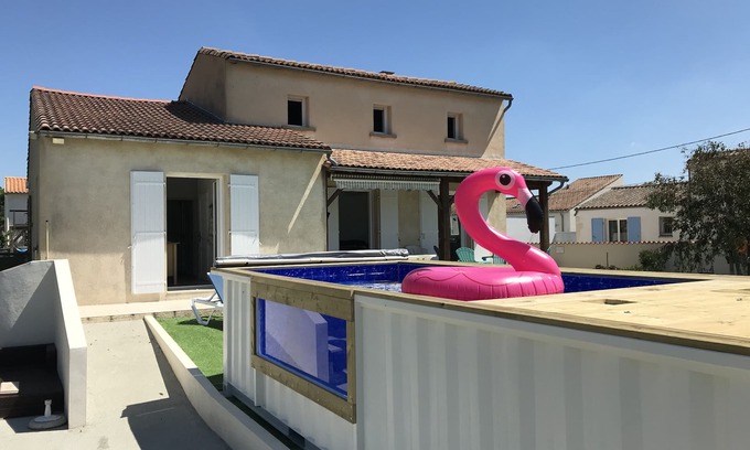 Saint-Palais-sur-Mer Villa | 🏖Villa 15 people 1.5 km from the sea