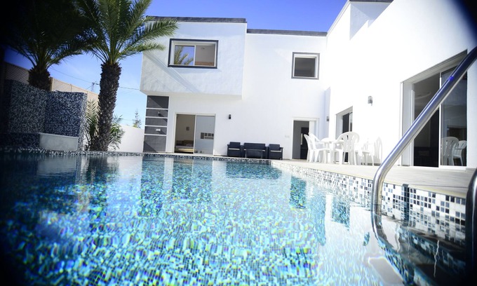 Aghir Villa | Villa Aaliyah with private pool and jacuzzi not overlooked