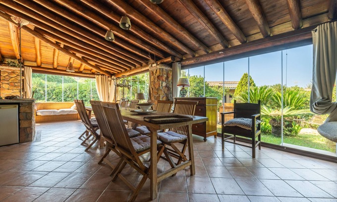 San Stefano Villa | Villa 'Adelida Villasimius' with Sea View, Wi-Fi and Air Conditioning